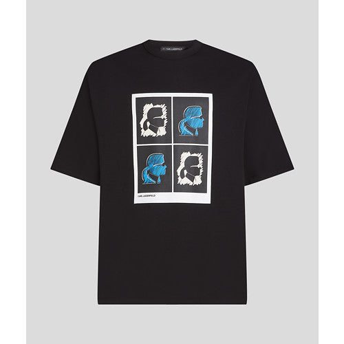T-SHIRT W/ PLACED KAMEO PRINT