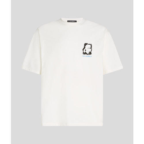 T-SHIRT W/ SKETCH KAMEO PRINT
