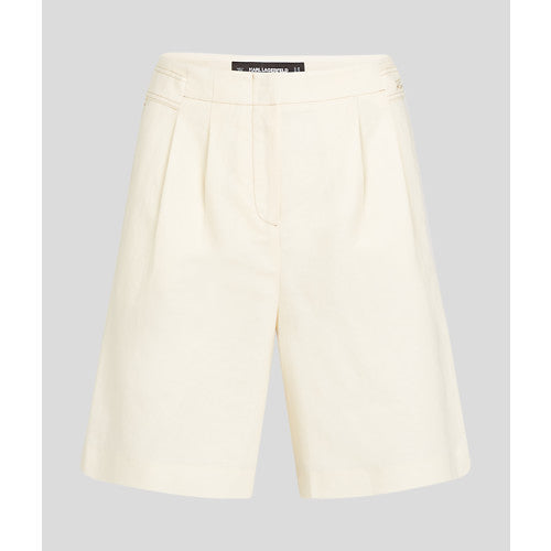 LINEN BLEND SHORTS