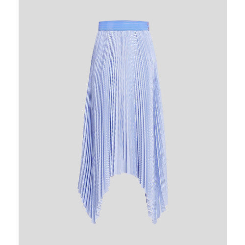 ASYMMETRICAL PLEATED SKIRT