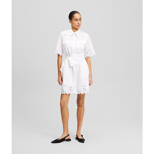 EMBROIDERY CUT OUT DRESS