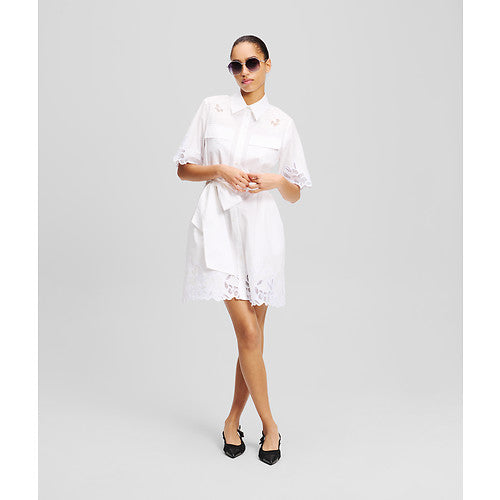EMBROIDERY CUT OUT DRESS
