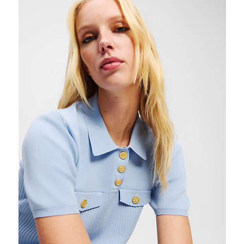 SSLV KNIT POLO