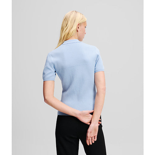 SSLV KNIT POLO