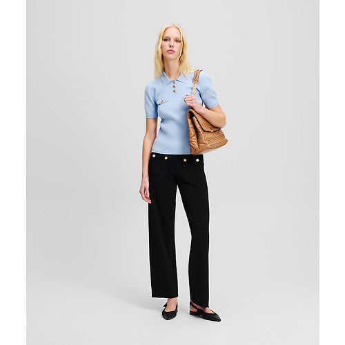 SSLV KNIT POLO
