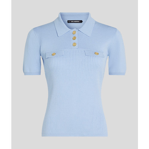 SSLV KNIT POLO
