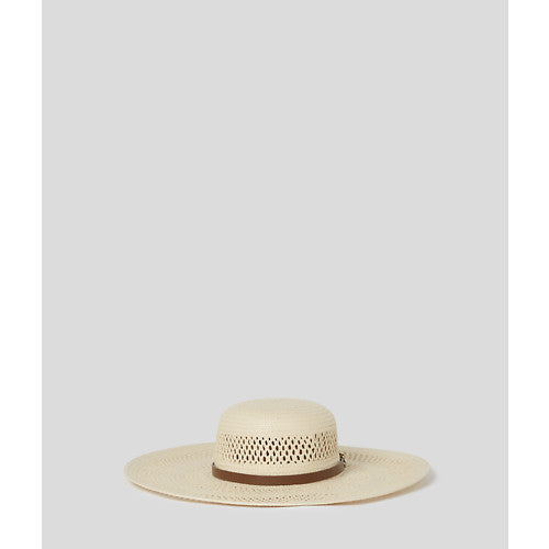 K/AUTOGRAPH BELT STRAW HAT
