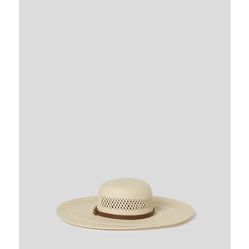 K/AUTOGRAPH BELT STRAW HAT