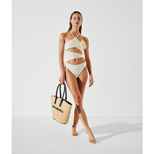 KARL DNA FLOWER SWIMSUIT