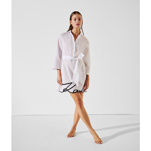 KARL DNA SIGNATURE BEACH DRESS