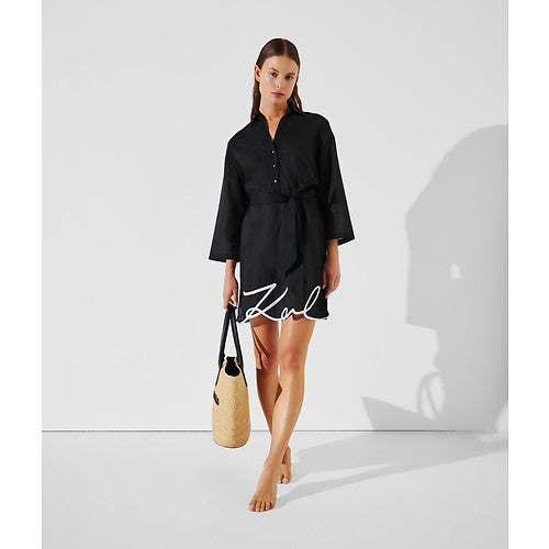 KARL DNA SIGNATURE BEACH DRESS