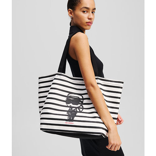 IKON PRINT STRIPE SHOPPER