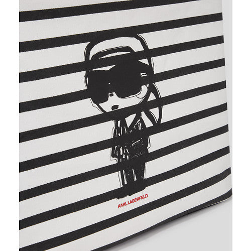 IKON PRINT STRIPE SHOPPER
