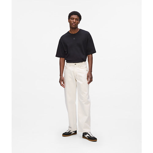 CONTRAST STITCH CASUAL PANTS