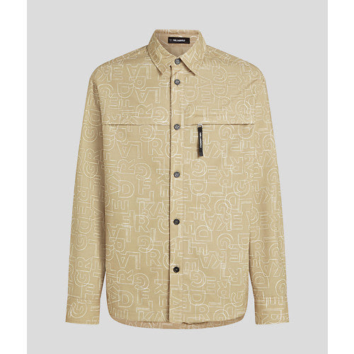 AOP PADDED OVERSHIRT
