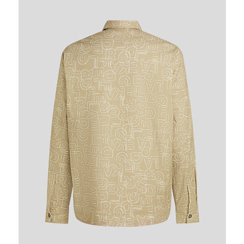 AOP PADDED OVERSHIRT