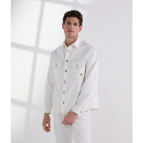 LSLV CONTRAST STITCH SHIRT
