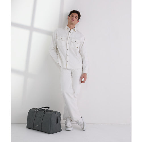 LSLV CONTRAST STITCH SHIRT