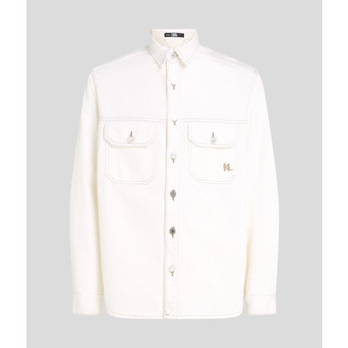 LSLV CONTRAST STITCH SHIRT