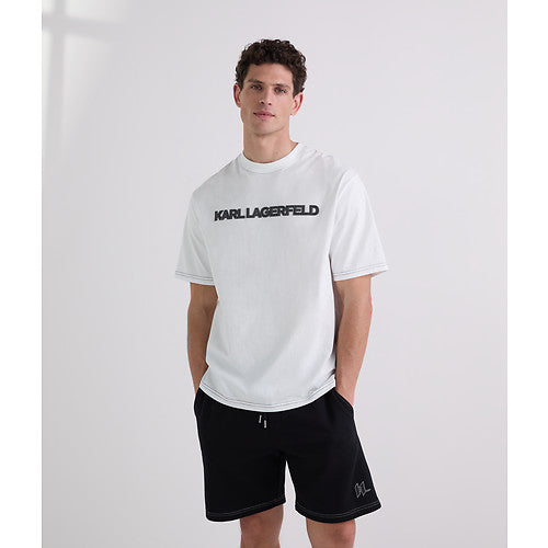 T-SHIRT W/ CONTRAST STITCHING