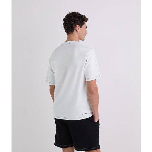 T-SHIRT W/ CONTRAST STITCHING
