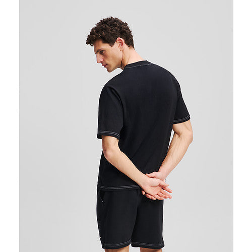 T-SHIRT W/ CONTRAST STITCHING