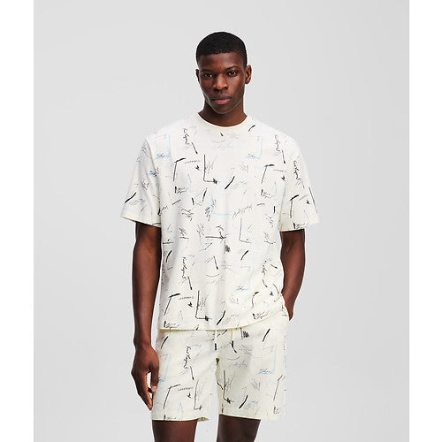 SKETCH AOP T-SHIRT
