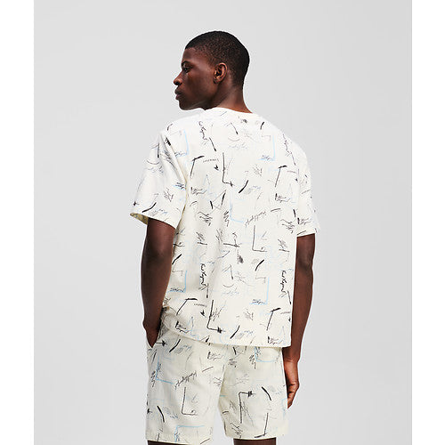 SKETCH AOP T-SHIRT