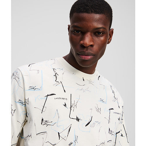 SKETCH AOP T-SHIRT