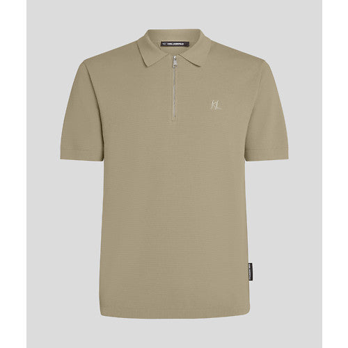 KL SSLV ZIP UP POLO