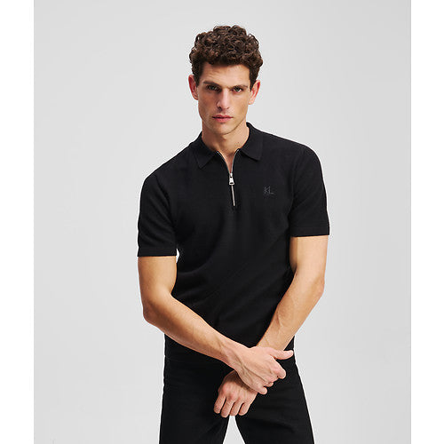 KL SSLV ZIP UP POLO