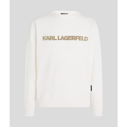 CONTRAST LOGO CREW NECK