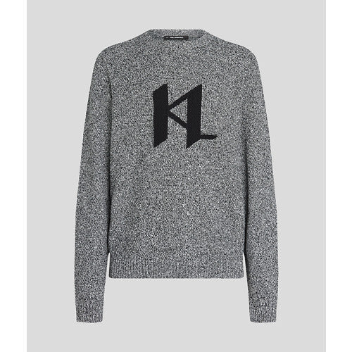 KL INTARSIA CREWNECK