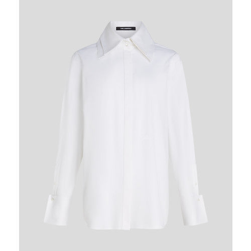 DOUBLE COLLAR POPLIN SHIRT
