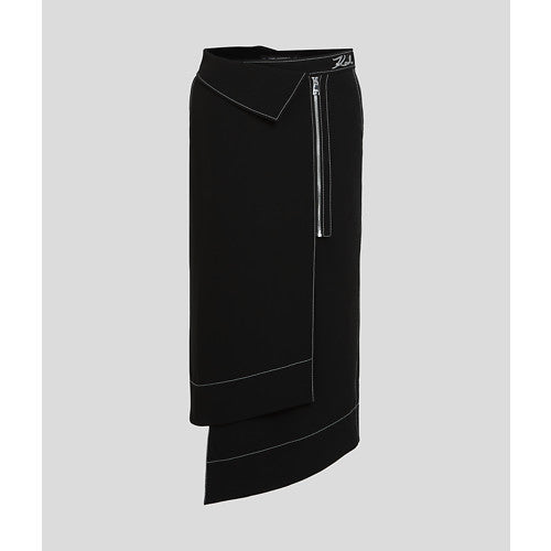 CONTRAST STITCH SKIRT