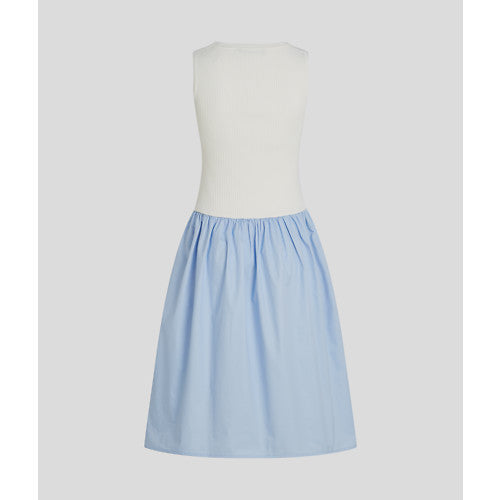 IKON FABRIC MIX KNIT DRESS