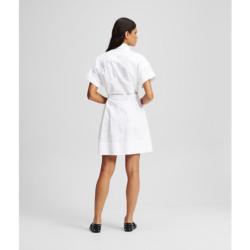 EMBROIDERY SHIRT DRESS