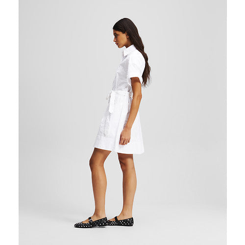 EMBROIDERY SHIRT DRESS