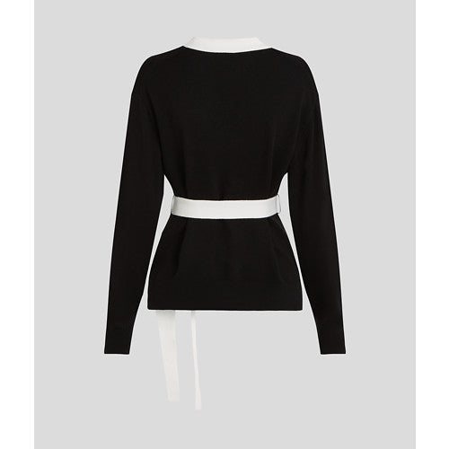 AUTOGRAPH CONTRAST CARDIGAN