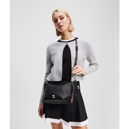 IKON GRAINY ZIP SHOULDER BAG