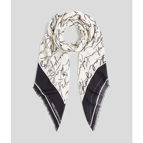 K/ESSENTIAL SCRIBBLE MDL SCARF