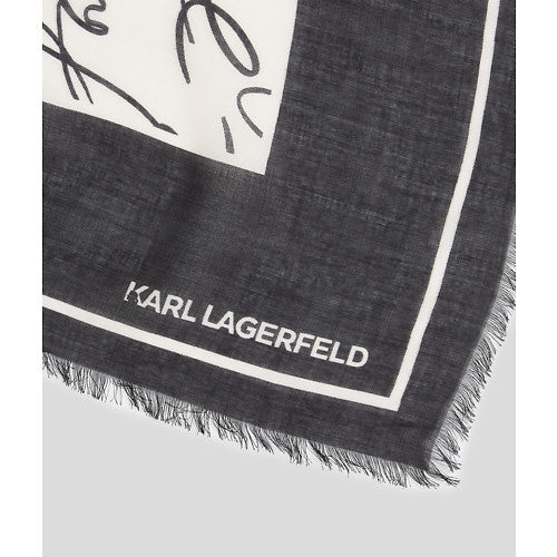 K/ESSENTIAL SCRIBBLE MDL SCARF