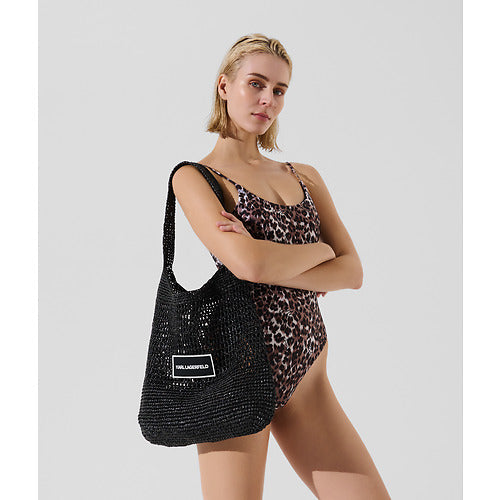 K/ESSENTIAL CROCHET BEACH BAG