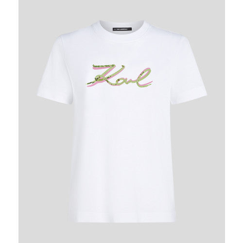 SIGNATURE SEQUINS T-SHIRT