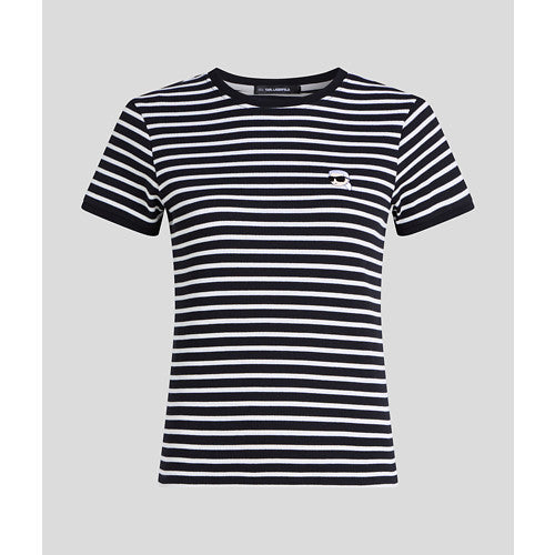 IKON PATCH STRIPED RIB TSHIRT