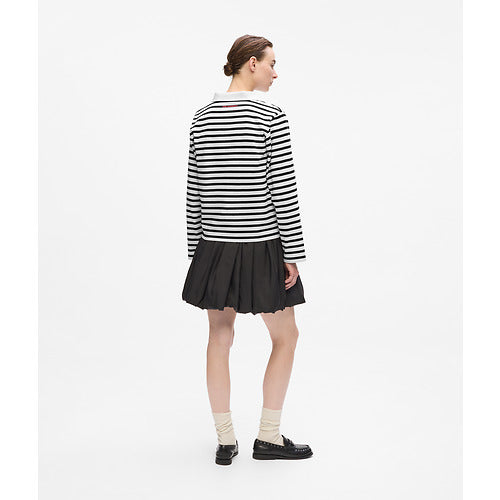 IKON SKETCH STRIPE LSLV POLO