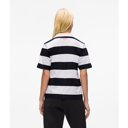 IKON PATCH STRIPE SSLV POLO