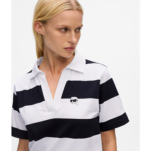 IKON PATCH STRIPE SSLV POLO