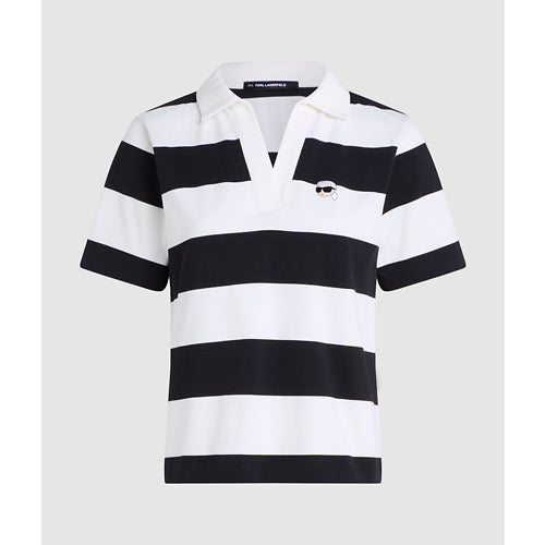 IKON PATCH STRIPE SSLV POLO