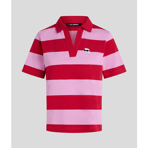 IKON PATCH STRIPE SSLV POLO